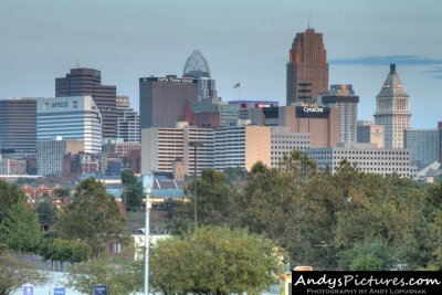 Downtown Cincinnati from Union Terminal