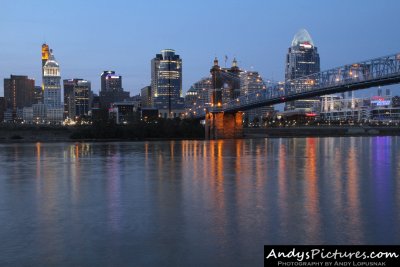 Downtown Cincinnati at Night