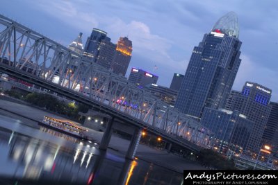 Downtown Cincinnati at Night