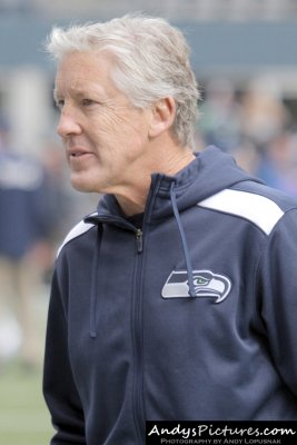 Seattle Seahawks head coach Pete Carroll
