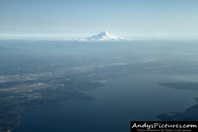 Aerial of Mount Rainier