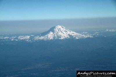 Aerial of Mount Rainier