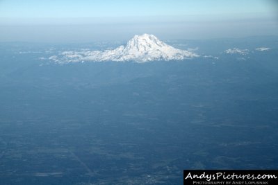 Aerial of Mount Rainier