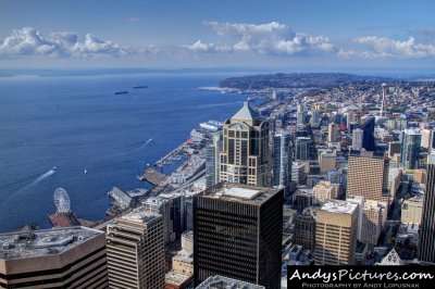 View from Columbia Center Sky View Observatory