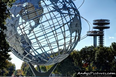 Unisphere & Observation Towers at Flushing Meadows