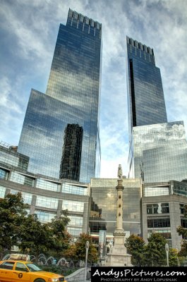 Christopher Columbus column & Time Warner Towers