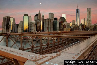 NYC Skyline from the Brooklyn Bridge