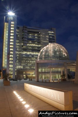San Jose City Hall at Night