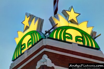 Starbucks Headquarters at Night