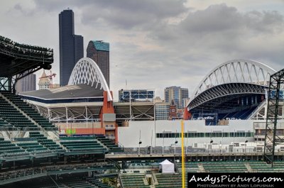 View of Seattle from Safeco Field 