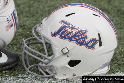 Tulsa football helmet