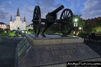 St. Louis Cathedral & Washington Artillery Park