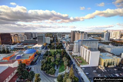 San Jose from 26th floor of the San Jose Marriott