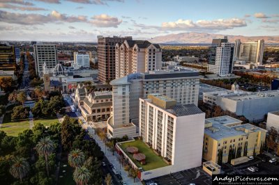 San Jose from 26th floor of the San Jose Marriott