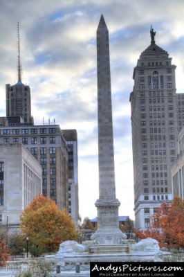 McKinley Monument Obelisk & Liberty Building
