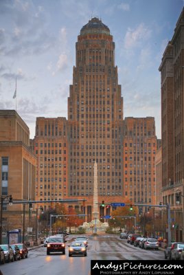 Buffalo City Hall & McKinley Monument Obelisk