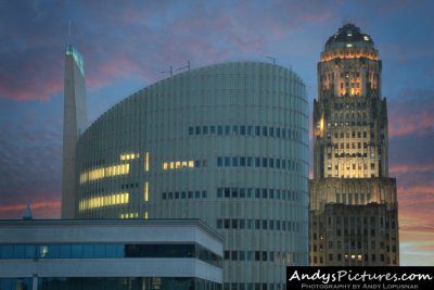 Buffalo City Hall and the Robert H. Jackson United States Courthouse