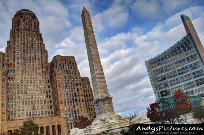 Buffalo City Hall, McKinley Monument Obelisk & the Robert H. Jackson United States Courthouse