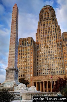 Buffalo City Hall & McKinley Monument Obelisk
