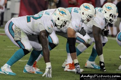 Miami Dolphins offensive line