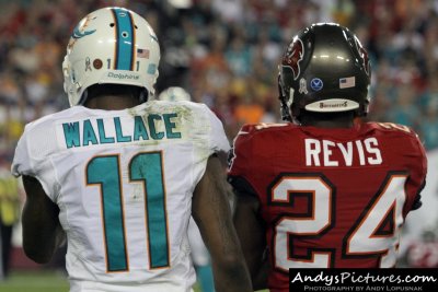 Miami Dolphins WR Mike Wallace & Tampa Bay Buccaneers CB Darrelle Revis