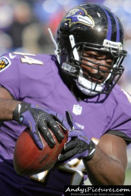 Baltimore Ravens FB Vonta Leach