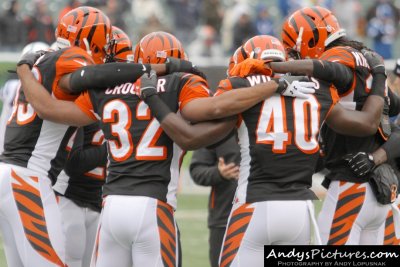 Cincinnati Bengals huddle