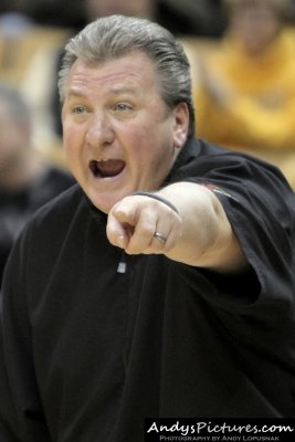 West Virginia Mountaineers head coach Bob Huggins