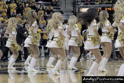 Missouri Tigers cheerleaders