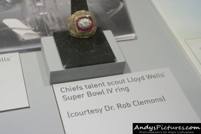 Kansas City Chiefs Hall of Fame - Super Bowl ring