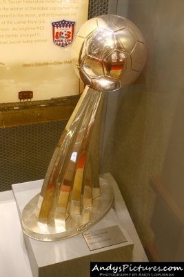 Kansas City Chiefs Hall of Fame - MLS Cup trophy