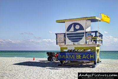 Miami Beach lifeguard tower