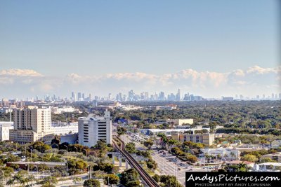 Miami Skyline from the Marriott Dadeland