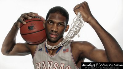 Kansas Jayhawks center Joel Embiid