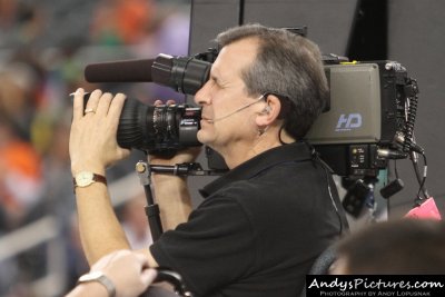CBS Sports camera operator Mike Marts