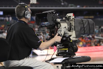 CBS Sports camera operator Chris Byrum