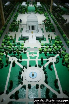 Model of the Indiana World War Memorial