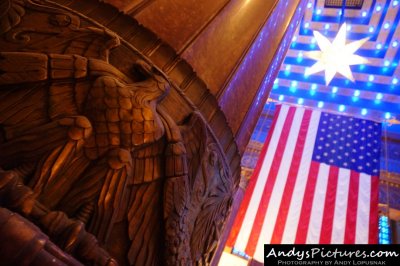 Shrine Room inside the Indiana World War Memorial