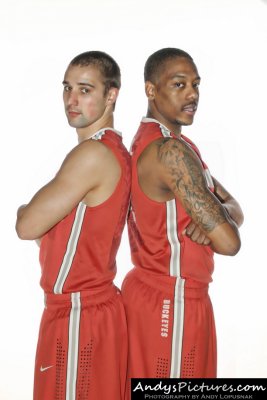 Ohio State Buckeyes seniors Aaron Craft & Lenzelle Smith, Jr. 