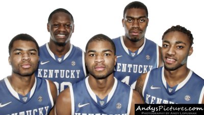 Kentucky Wildcats starting five freshmen