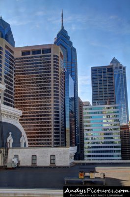 Downtown Philadelphia as seen from Philly's City Hall Observation Deck