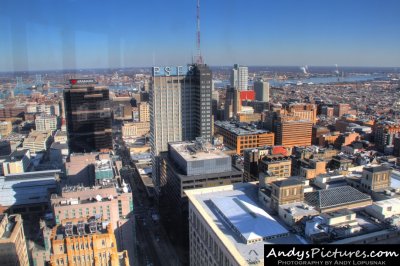 Downtown Philadelphia as seen from Philly's City Hall Observation Deck