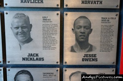 Ohio State Hall of Fame - Jack Nicklaus & Jesse Owens