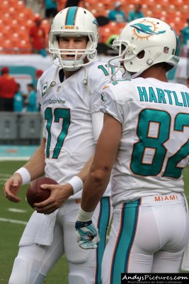 Miami Dolphins QB Ryan Tannehill & WR Brian Hartline