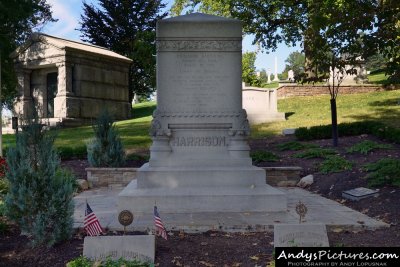 23rd US President; Benjamin Harrison - Crown Hill Cemetery; Indianapolis, IN