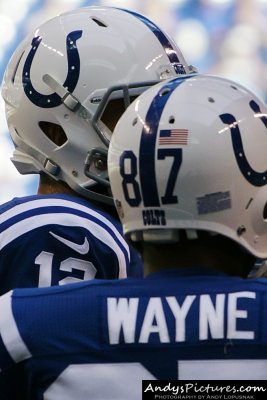 Indianapolis Colts WR Reggie Wayne & QB Andrew Luck
