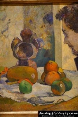 Still Life with Profile of Laval by Paul Gauguin