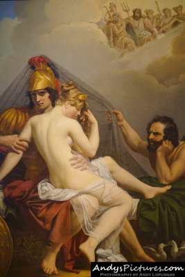 Mars & Venus Surprised by Vulcan by Alexandre Charles Guillemont