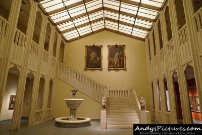 Interior view of the Clowes Pavilion