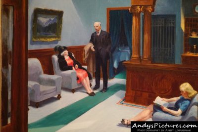 Hotel Lobby by Edward Hooper